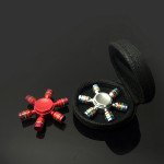 Wholesale 6 Stick Wheel Aluminum Fidget Spinner with Detachable Stick Toy for Autism Adult, Child (Mix Color)